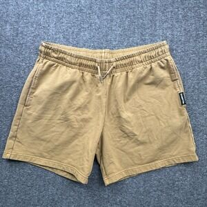 Bearbottom Clothing Mens Size XL 5.5" Inseam Drawstring Shorts Khaki 36-38 Waist